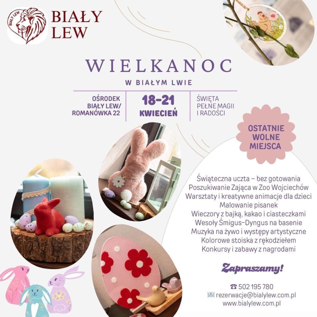 Osrodek Bialy Lew Bed & Breakfast Wojciechow  ภายนอก รูปภาพ